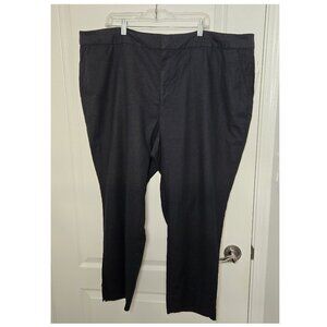 NWT Black Linen blend pants 24W